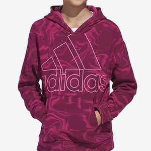 Adidas Girls Marbled Hoodie